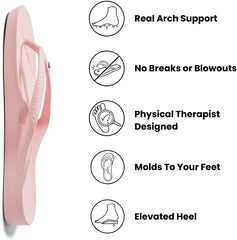 Archies Arch Support Flip Flops for Men & Women – Orthotic Sandals for Plantar Fasciitis Relief – Lightweight, Cushioning, Shock-Absorbing Thong Sandals for Walking, Foot Pain & All-Day Comfort