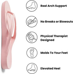 Archies Arch Support Flip Flops for Men & Women – Orthotic Sandals for Plantar Fasciitis Relief – Lightweight, Cushioning, Shock-Absorbing Thong Sandals for Walking, Foot Pain & All-Day Comfort