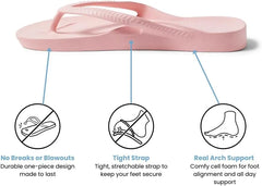 Archies Arch Support Flip Flops for Men & Women – Orthotic Sandals for Plantar Fasciitis Relief – Lightweight, Cushioning, Shock-Absorbing Thong Sandals for Walking, Foot Pain & All-Day Comfort