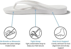 Archies Arch Support Flip Flops for Men & Women – Orthotic Sandals for Plantar Fasciitis Relief – Lightweight, Cushioning, Shock-Absorbing Thong Sandals for Walking, Foot Pain & All-Day Comfort