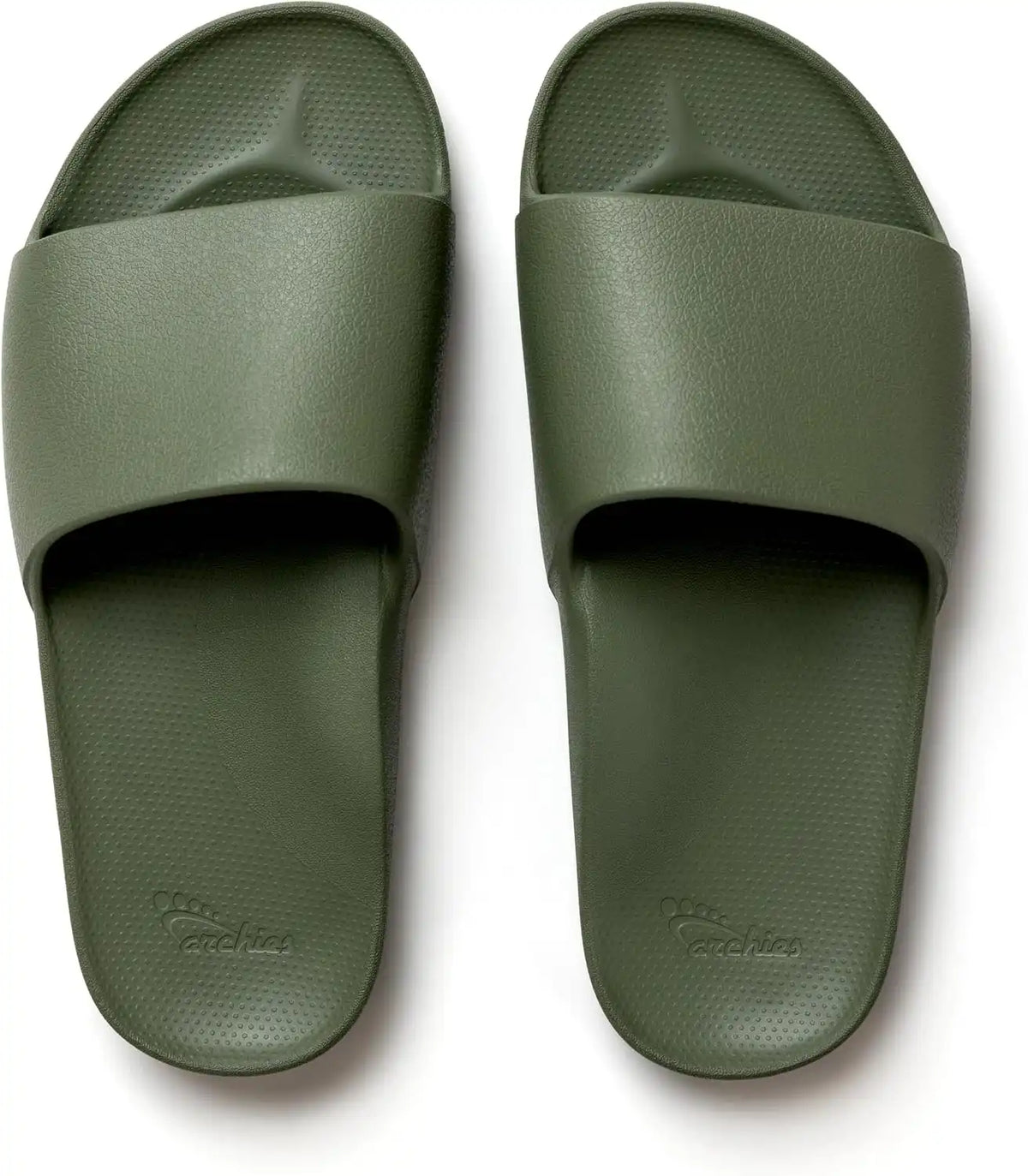 Archies Arch Support Slides – Orthotic Recovery Sandals for Plantar Fasciitis Relief, Foot Pain & Heel Pain – Lightweight, Cushioned, Shock-Absorbing Slides for Walking, Standing, and All-Day Comfort